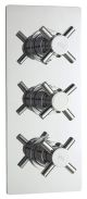 Triple Thermostatic Shower Valve - Hudson Reed KRI3211 Chrome, Chrome colour ,image 1