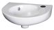 450mm Wall Hung Basin - Nuie NCU942 White, White colour ,image 1