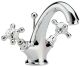 Mono Basin Mixer - Hudson Reed BC305HX Chrome, Chrome & White colour ,image 1