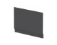 800 Bath End Panel - Hudson Reed MPC2213 Grey, Grey colour ,image 1