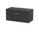 800mm Wall Hung 1 Drawer Vanity & Worktop - Hudson Reed JNU2625W Brown, Brown colour ,image 1