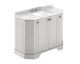 1000mm 4-Door Angled Unit & Marble Top 3TH - Hudson Reed LOF486 Timeless Sand, Grey colour ,image 1