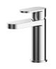 Mono Basin Mixer With Push Button Waste - Nuie BIN305 Chrome, Chrome colour ,image 1