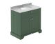 800mm Cabinet & Marble Top (3TH) - Hudson Reed LOF832 Hunter Green, Green colour ,image 1