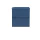 500mm Wall Hung 2-Drawer Vanity Unit & Worktop - Hudson Reed URB302W Blue, Blue colour ,image 1