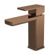 Mono Basin Mixer with Push Button Waste - Nuie WIN1505 Brass, Brass colour ,image 1