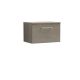 600mm Wall Hung 1 Drawer Vanity & Worktop - Nuie ARN2522W Oak, Oak colour ,image 1