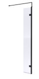300mm Wetroom Swing Screen - Hudson Reed WRSBP30 Matt Black, Black colour ,image 1