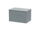 600mm Wall Hung Single Drawer Vanity & Worktop - Hudson Reed JNU2322W Grey, Grey colour ,image 1