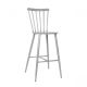 Pula 850 x 510 Metal Bar Chair - Vintage Grey