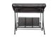 Sorrento Black 3 Seat Swing Hammock, Grey colour ,image 1