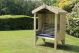 Cottage Arbour Fully Enclosed Sits 2 By Churnet Valley, Wood colour ,image 1