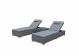 Jessica Pair Of Sun Loungers Grey, Grey colour ,image 1