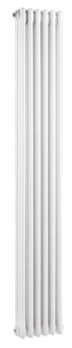 Triple Column Traditional Radiator - Hudson Reed HX311 White, White colour ,image 1
