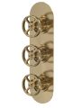 Triple Valve with Diverter - Hudson Reed SIWTR803 Brass, Brass colour ,image 1