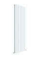 Vertical Double Panel Radiator 1800 x 528 - Hudson Reed HLW47D Satin White, White colour ,image 1
