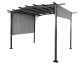San Remo Sliding Pergola 2.75X3.66M Grey, Grey colour ,image 1