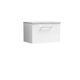 600mm Wall Hung 1 Drawer Vanity & Laminate Top - Nuie ARN122LBG White, White colour ,image 1