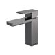 Mono Basin Mixer With Push Button Waste - Nuie WIN705 Black, Black colour ,image 1