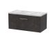800mm Wall Hung 1 Drawer Vanity & Worktop - Hudson Reed JNU2625LBG Brown, Brown colour ,image 1