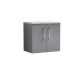 600mm Wall Hung 2 Door Vanity & Laminate Top - Nuie ARN2223LBG Grey, Grey colour ,image 1