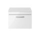600mm Wall Hung Vanity With Worktop - Nuie ATH041W Gloss White, White colour ,image 1