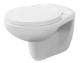 Wall Hung Pan - Nuie NCS140 White, White colour ,image 1