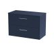 800mm Wall Hung 2-Drawer Vanity & Worktop - Hudson Reed JNU2926W Blue, Blue colour ,image 1