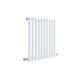 Horizontal Single Panel Radiator 600 x 586 - Hudson Reed HL338 White High Gloss, White colour ,image 1