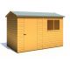 Lewis 10 x 6 Single Door Loglap Shed - Reverse Style D