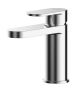 Mini Basin Mixer With Push Button Waste - Nuie BIN315 Chrome, Chrome colour ,image 1