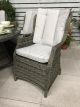 Victoria High Back Dining Chair, Grey colour ,image 1