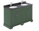 1200mm Cabinet & Double Marble Top (1TH) - Hudson Reed LOF863 Hunter Green, Green colour ,image 1