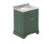 600mm Cabinet & Marble Top (3TH) - Hudson Reed LOF826 Hunter Green, Green colour ,image 1