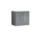 600mm Wall Hung 2 Door Vanity & Laminate Top - Nuie ARN2223LSW Grey, Grey colour ,image 1