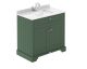 800mm Cabinet & Marble Top (1TH) - Hudson Reed LOF828S Green, Green colour ,image 1