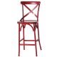Chia 1160 x 510 Metal Bar Chair - Vintage Red