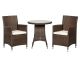 Nevada Brown 2 Seater Round Bistro Set, Brown colour ,image 1