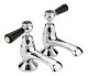 Bath Taps - Hudson Reed BC402DL Chrome, Black/Chrome colour ,image 1