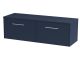 1200mm Wall Hung 2-Drawer Vanity & Worktop - Hudson Reed JNU2922W2 Blue, Blue colour ,image 1