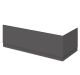 750mm Bath End Panel - Hudson Reed OFF971 Gloss Grey, Grey colour ,image 1