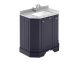750mm 3-Door Angled Unit & Marble Top 1TH - Hudson Reed LOF316 Twilight Blue, Blue colour ,image 1