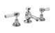 3 Tap Hole Basin Mixer - Hudson Reed BC307HL Chrome, Chrome & White colour ,image 1