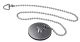 Bath Plug And Chain - Hudson Reed E315 Chrome, Chrome colour ,image 1