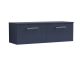 1200mm Wall Hung 2-Drawer Vanity & Worktop - Nuie ARN2922W2 Blue, Blue colour ,image 1