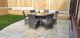 Emily 6 Seat Glass Top Dining Set, Grey colour ,image 1
