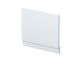 700mm Bath End Panel - Hudson Reed MOF170 Satin White, White colour ,image 1