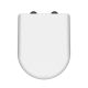 D Shaped Soft Close Toilet Seat - Hudson Reed NTS004B White, White colour ,image 1