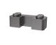 Wetroom Horseshoe Support Foot Gun Metal - Nuie WRSF039 Black, Black colour ,image 1