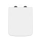 Square Soft Close Seat - Hudson Reed NCH198B White, White colour ,image 1